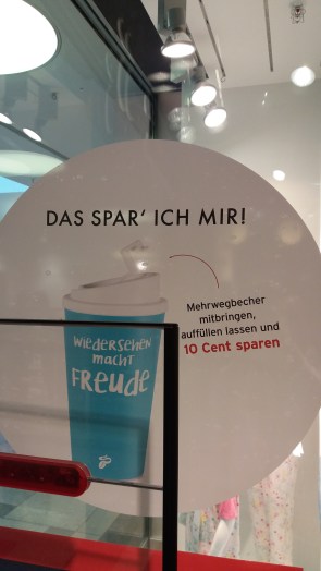 Mehrwegbecher werden belohnt