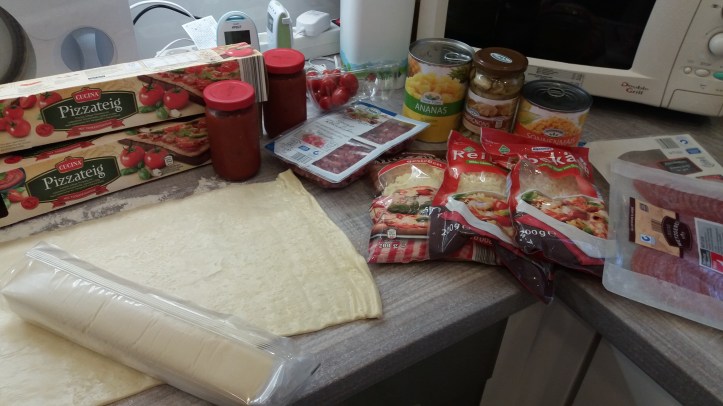 Pizza backen
