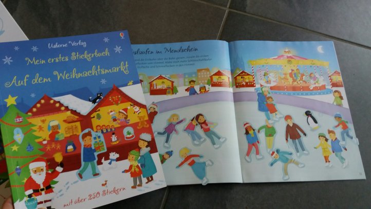 Stickerbuch Weihnachten Usborne