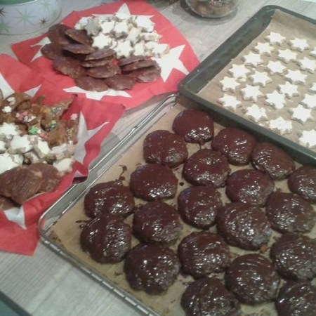 Elisenlebkuchen und Butterplätzchen