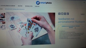 Smartphoto Spielkarten gestalten