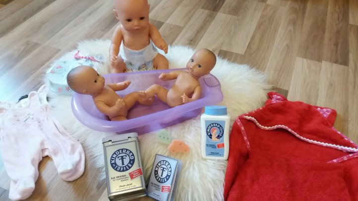 Töpfer Kinder Kleiebad