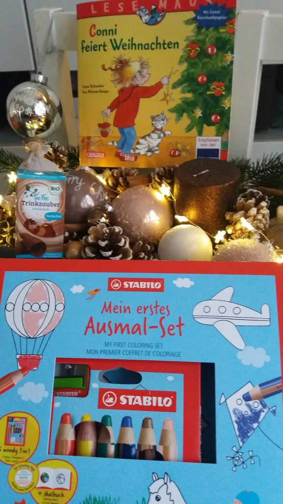 Stabilo Ausmalset, Conni feiert Weihnachten und Teefee Trinkzauber