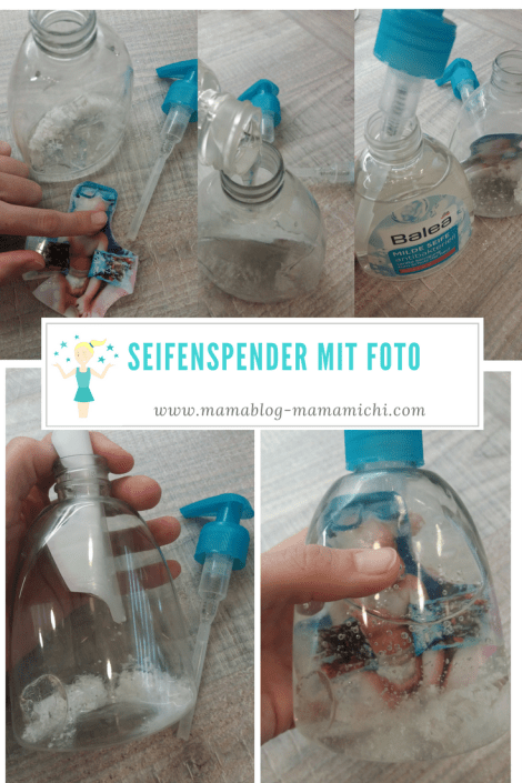 Seifenspender mit Foto