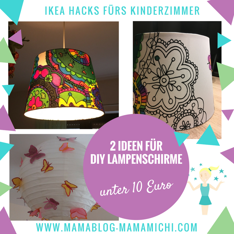 Lampenschirme DIY // Ikea-Hacks fürs Kinderzimmer unter 10 Euro ...