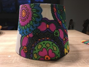 Ikea-Lampenschirm selber bemalen, Foto: Franziska K.