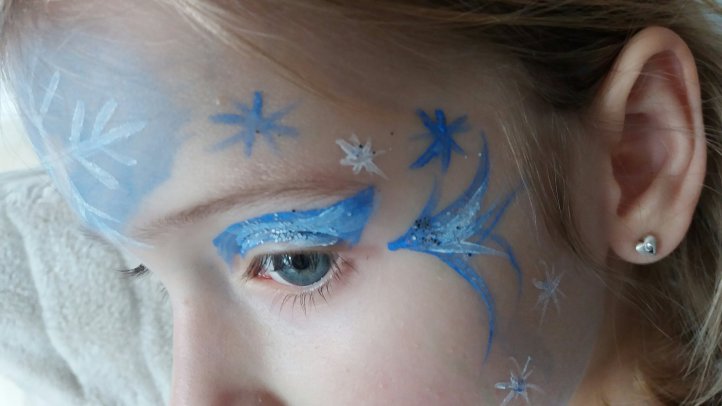 Elsa Eiskönigin schminken