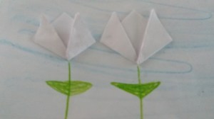 Tulpen aus Papier