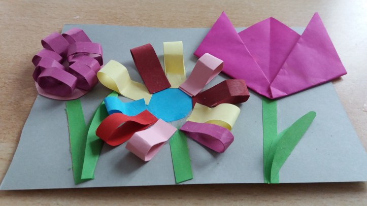 Blumen Karten mit 3-D-Effekt basteln