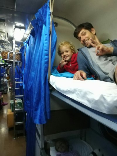 Nachtzug in Thailand