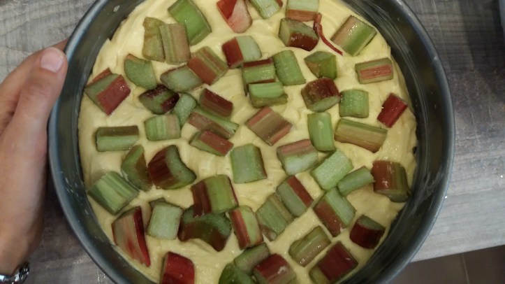 Rhabarber-Baiserkuchen