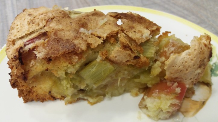 Rhabarber-Baiserkuchen