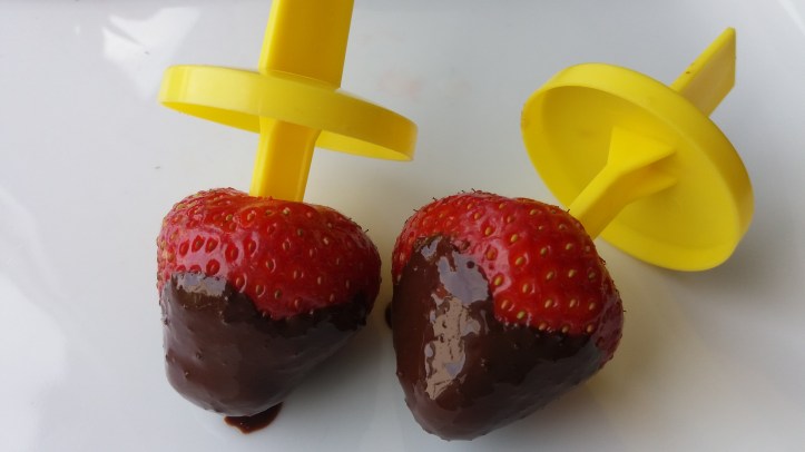 Erdbeeren am Spieß zur WM