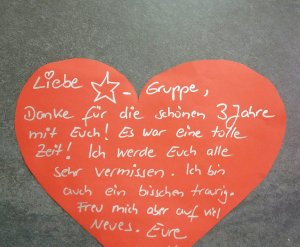 Abschied und Dank an den Kindergarten