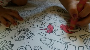 Papiertischdecke zum Ausmalen von Jeka