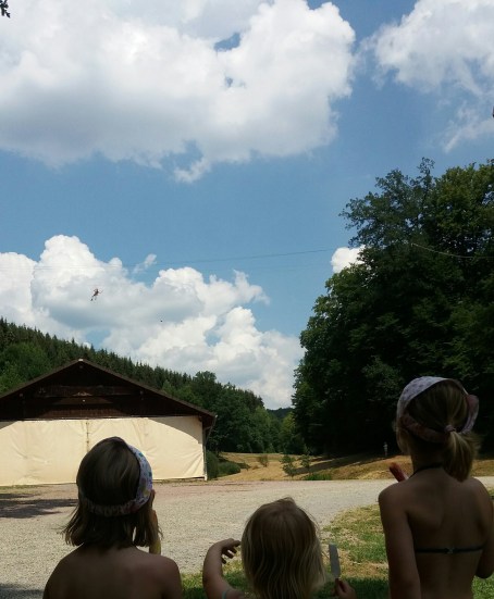 Seilrutsche Kletterwald Spessart