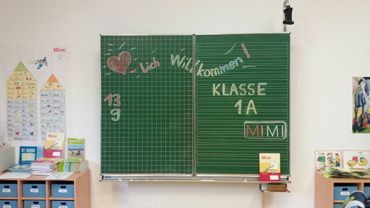 Zwillinge in der ersten Klasse