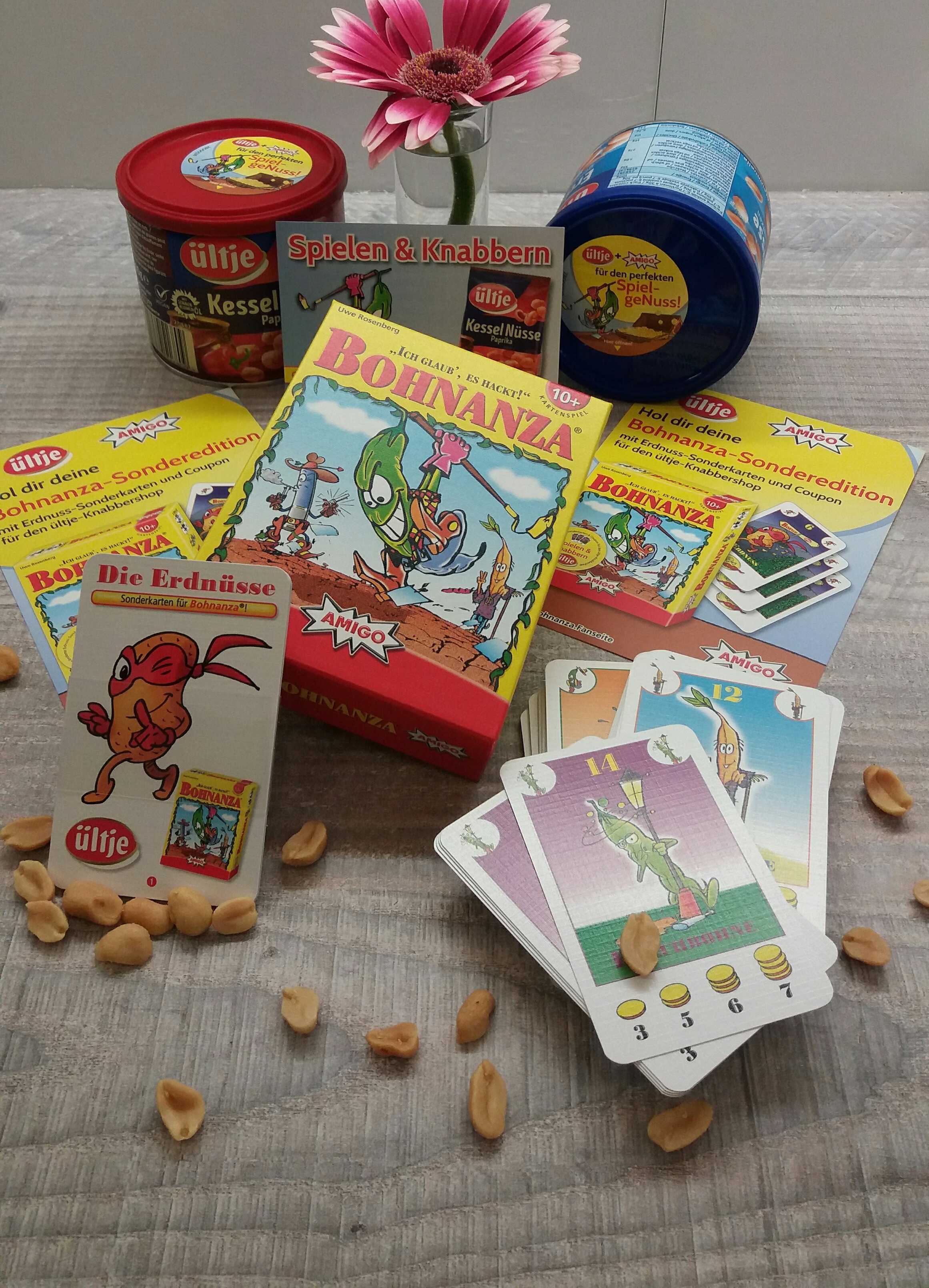 Spielen und Knabbern, Bohnanza AMIGO mit Ültje