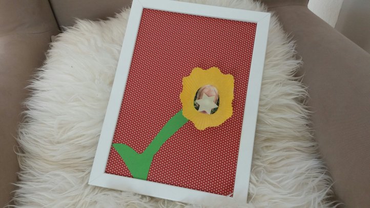 Blumenbilder aus Muffinformen
