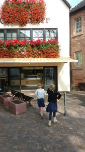 Eis essen in Seligenstadt