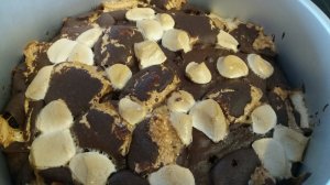 Brownie-Marshmallow-Kuchen