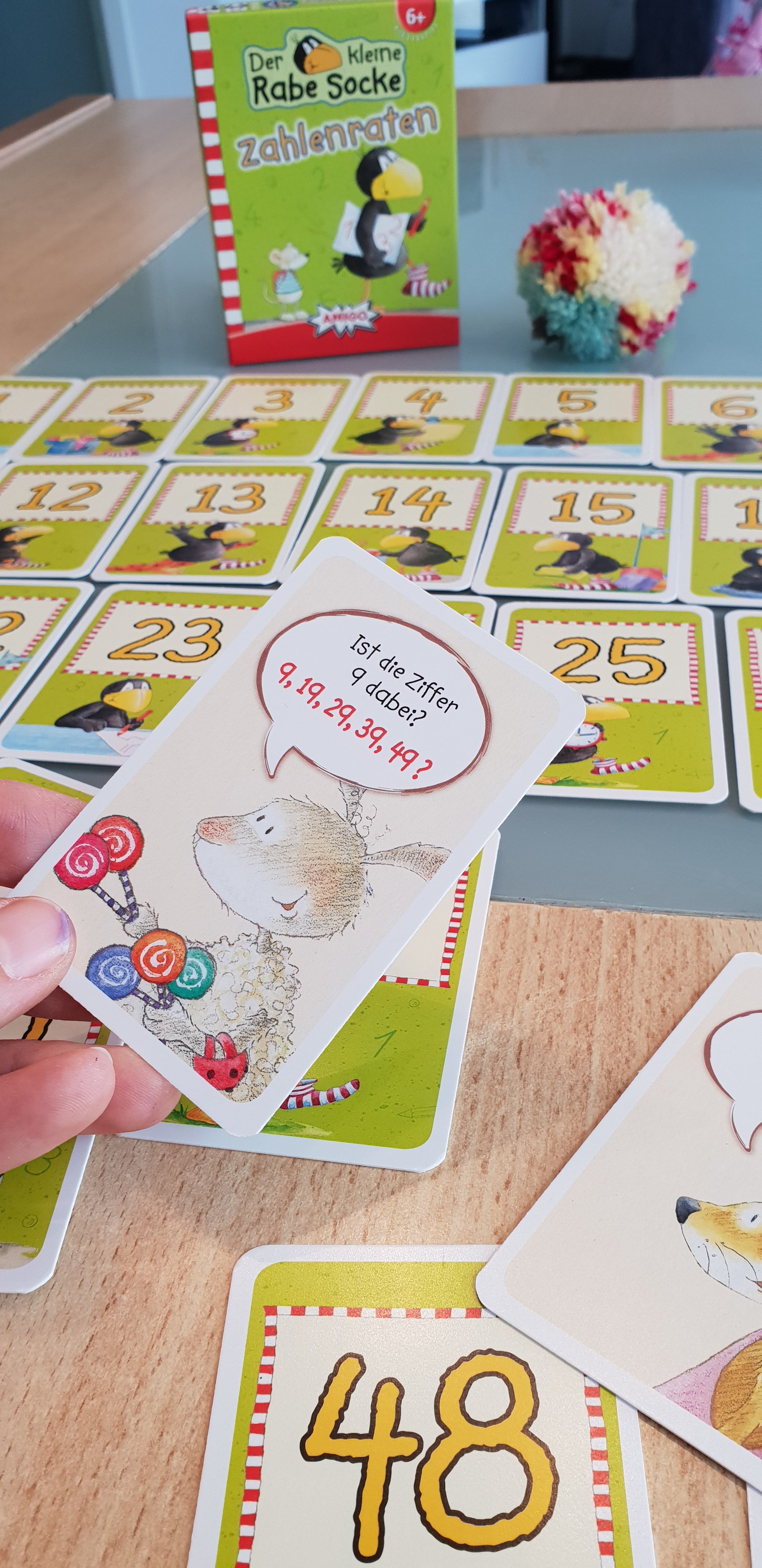 Amigo Spiele Rabe Socke, Zahlenraten