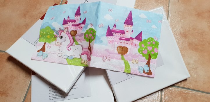 Serviettentechnik für Kinder