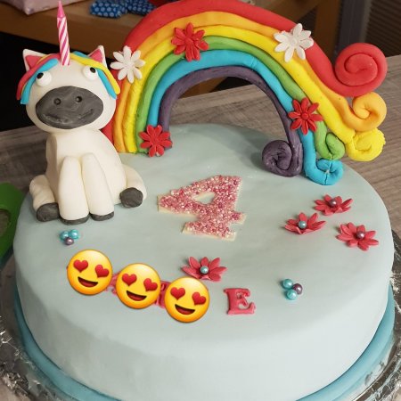 Einhorntorte selber machen