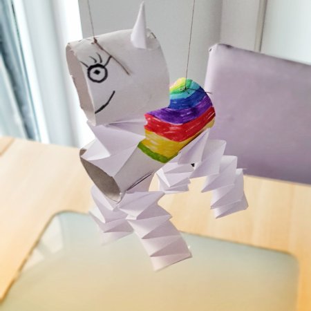 Marionetten aus Klopapier