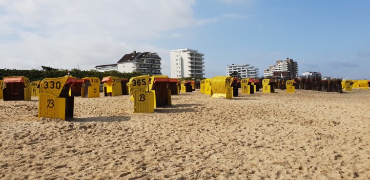 Strandkörbe Nähe Jugendherberge Duhnen Cuxhaven
