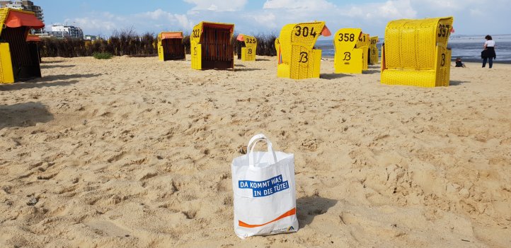 Strandkörbe Nähe Jugendherberge Duhnen Cuxhaven