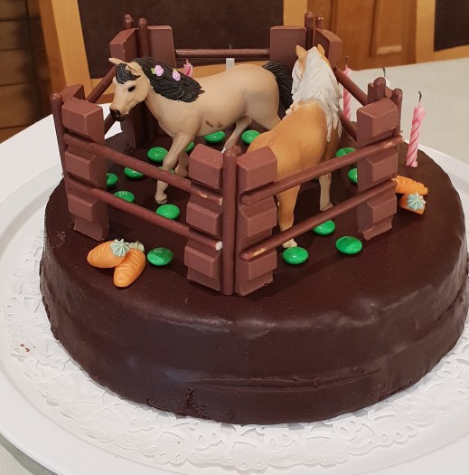 Pferdegeburtstag Kuchen