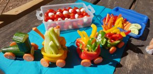 Gemüsezug für Kinder