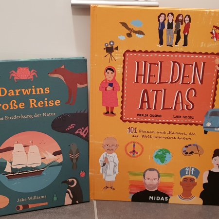 Heldenatlas und Darwins große Reise Midas Verlag