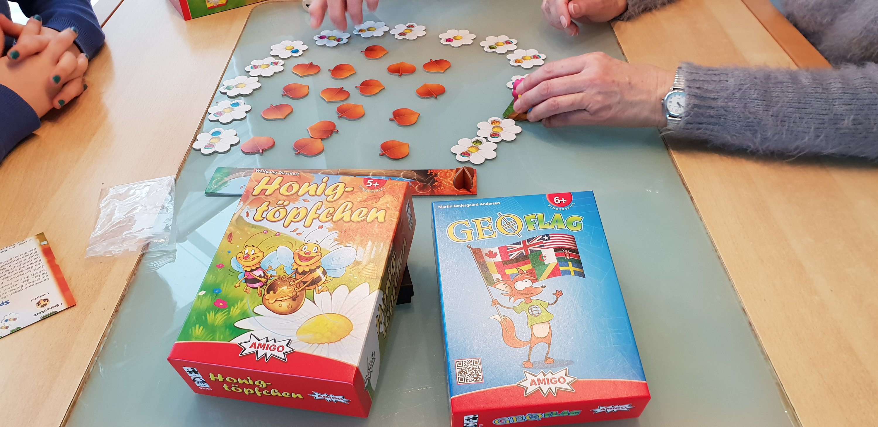 GeoFlag und Honigtöpfchen von AMIGO Spiele