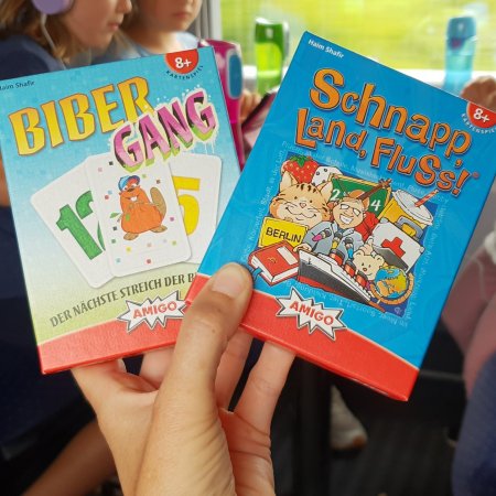 Reisespiele AMIGO, Bibergang und Schnapp,Land,Fluss