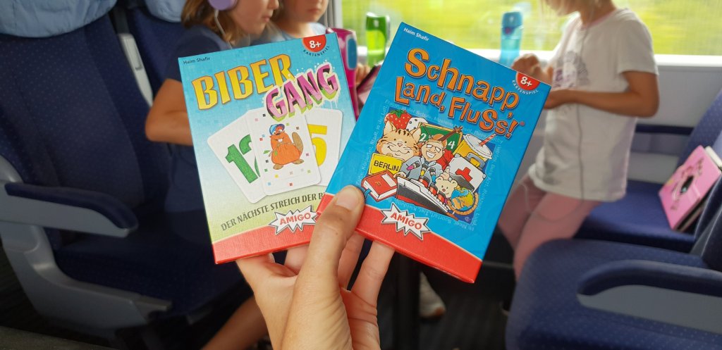 Reisespiele AMIGO, Bibergang und Schnapp,Land,Fluss