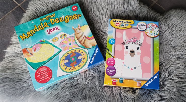Lama Mandala und Lama Malen nach Zahlen