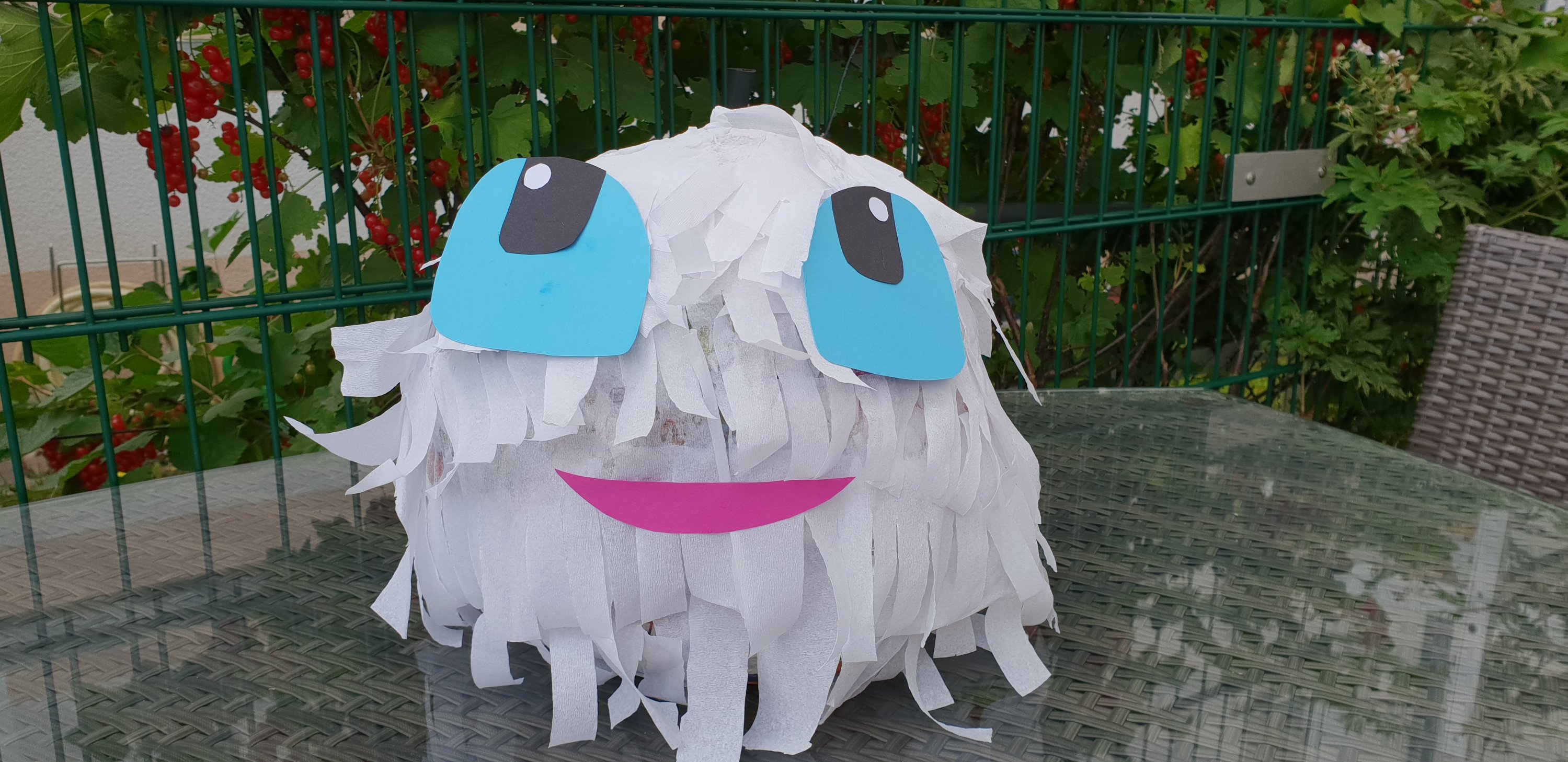 Pinata selber basteln, Drachenpinata