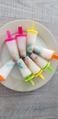 Regenbogen-Eis selber machen