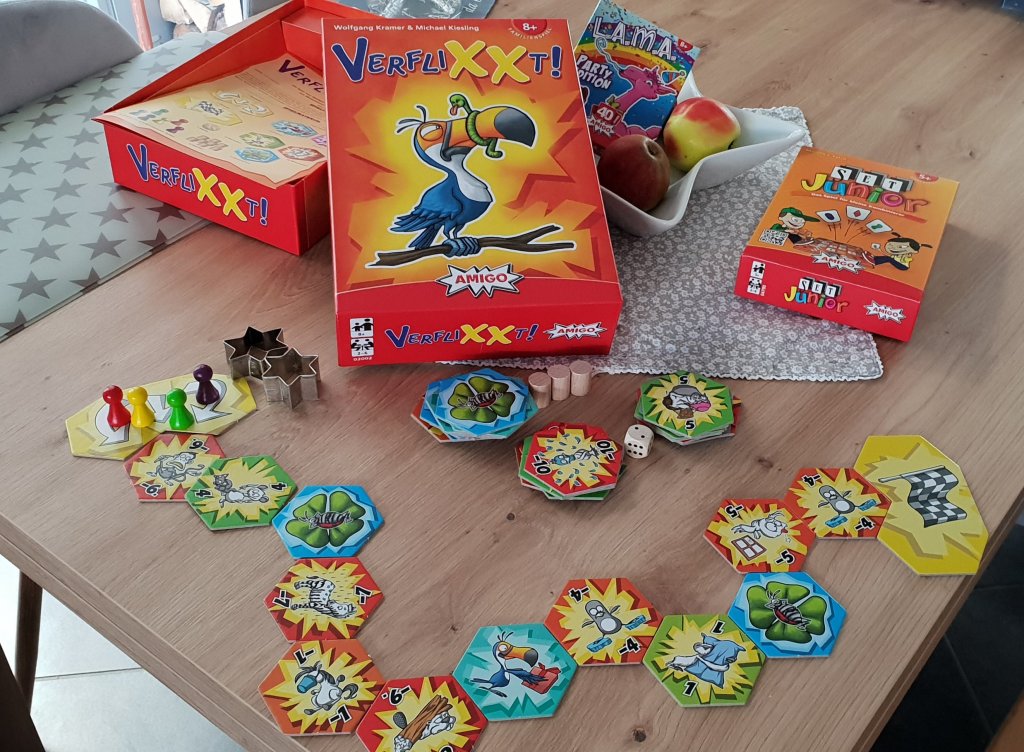 AMIGO Spiele Set Junior, L.A.M.A. Party, VerfliXXt