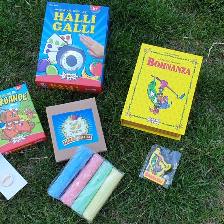 AMIGO Spiele Halli Galli, Biberbande, Bohnanza