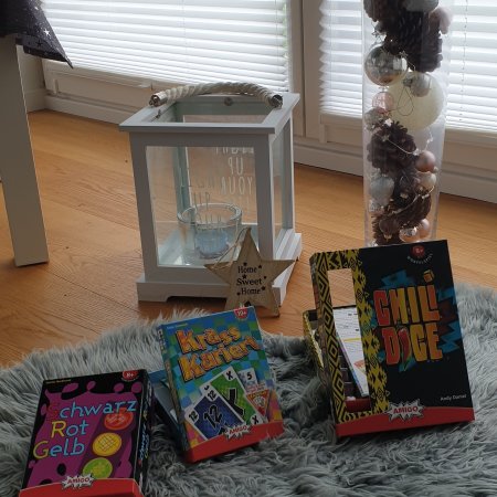 AMIGO Spiele Chili Dice, Krass kariert und schwarz-rot-gelb