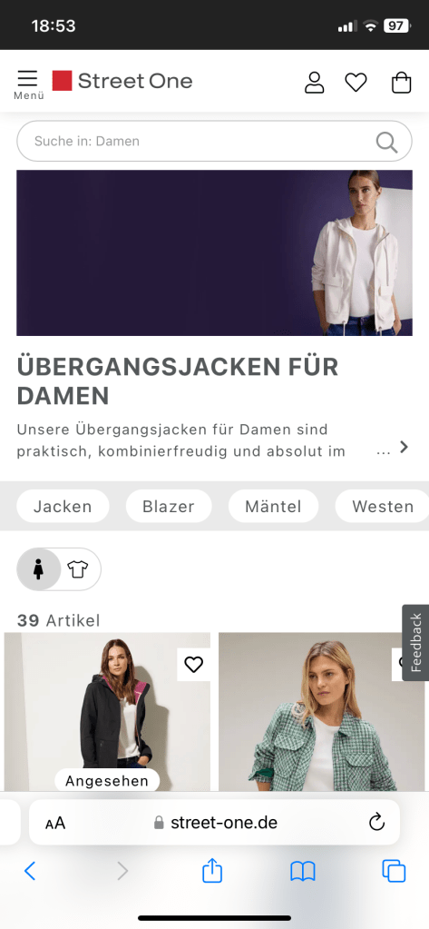 Übergangsjacken von Street One