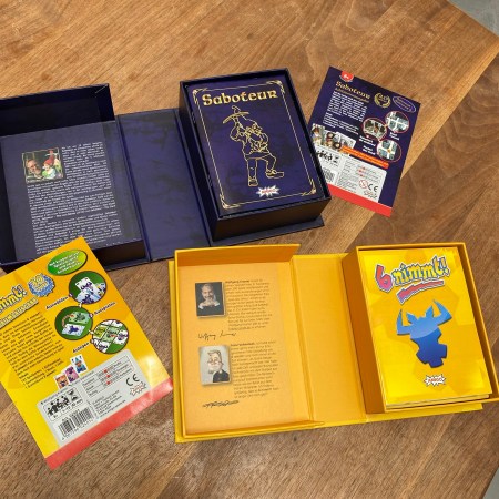AMIGO Spiele Jubiläumsausgaben "6 nimmt" und "Saboteur"