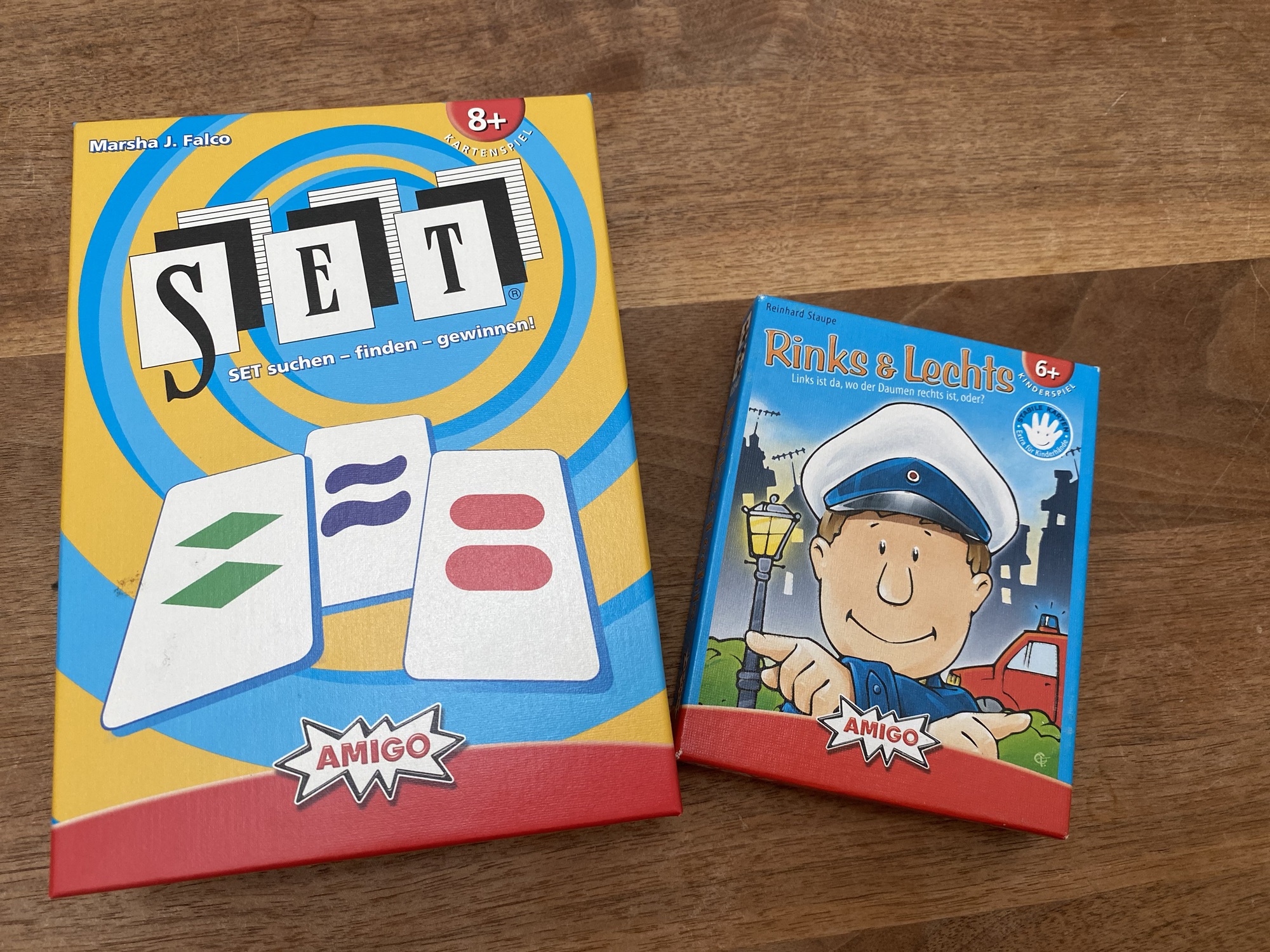 AMIGO "Set" und "Rinks & Lechts"