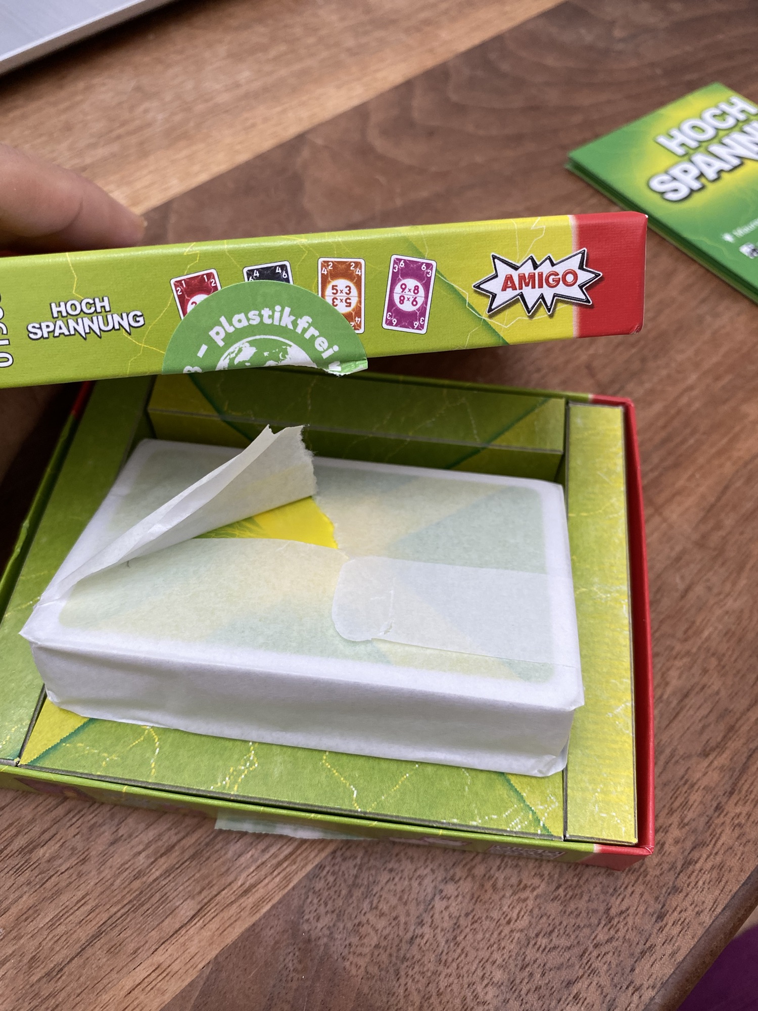 Spiele plastikfrei verpackt AMIGO Verlag
