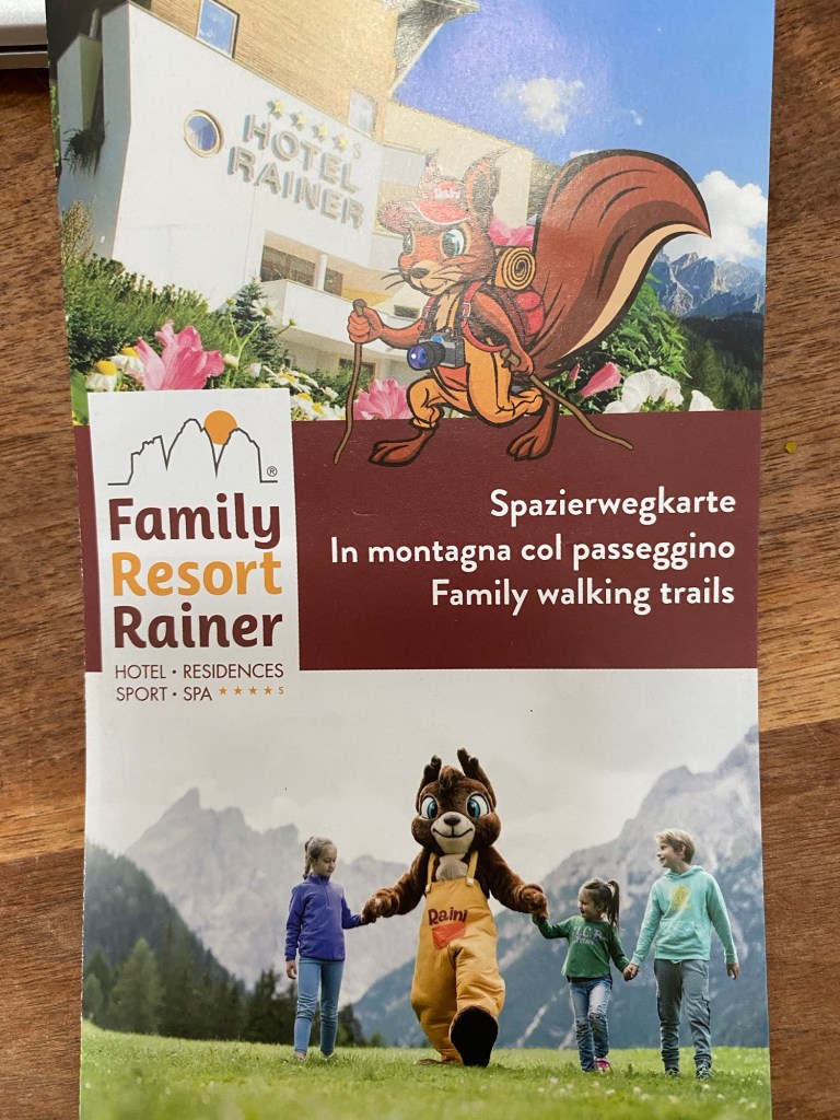 Wanderkarte Family Resort Rainer Sexten